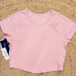 Aritzia Soft Pink Short Sleeve Tee
